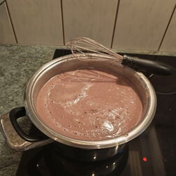 Spurwasser für Futterschleppe kochen